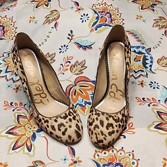 Sam Edelman 9.5 Leather Heels - Picture 2 of 7